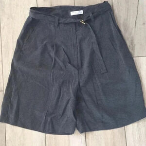 Equipment 100% silk polka dot high waist short